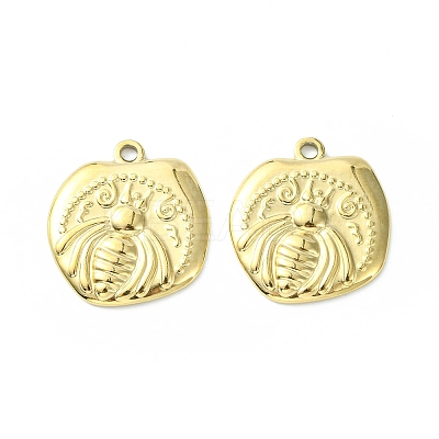 304 Stainless Steel Pendants STAS-L269-015G-1