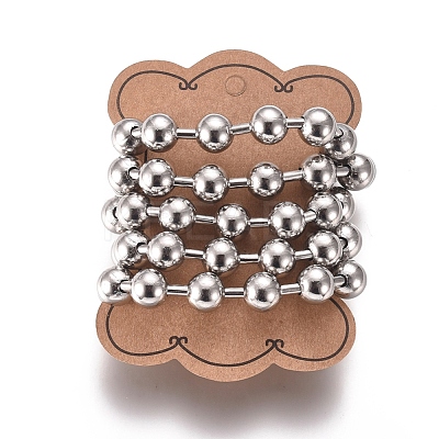 Tarnish Resistant 304 Stainless Steel Ball Chains CHS-E021-13K-P-1