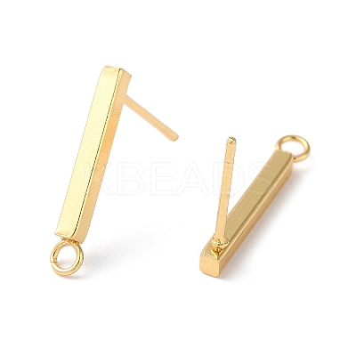 304 Stainless Steel Stud Earring Finding STAS-C080-06D-G-1
