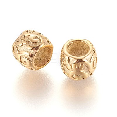 304 Stainless Steel European Beads LS-STAS-P237-35G-1