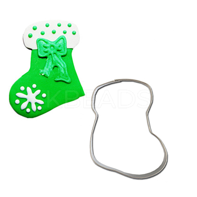 Tarnish Resistant 304 Stainless Steel Christmas Cookie Cutters DIY-E012-73-1