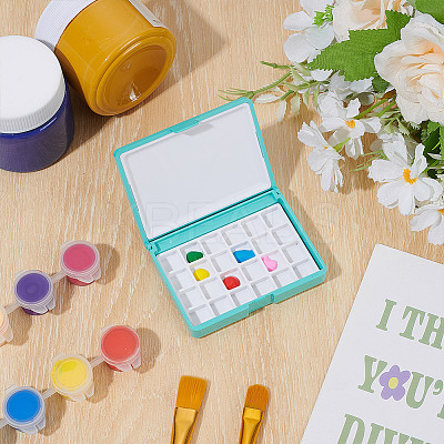 Watercolor Paints Tins Box AJEW-WH0696-060A-1