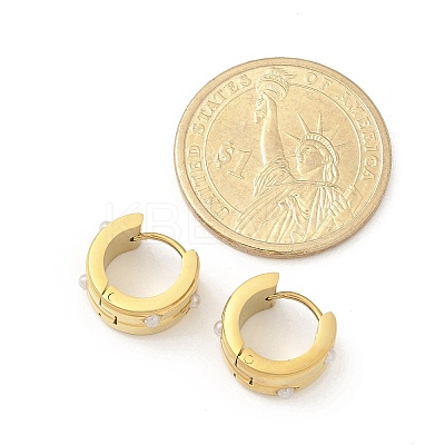 304 Stainless Steel Hoop Earrings for Women EJEW-C096-64G-1
