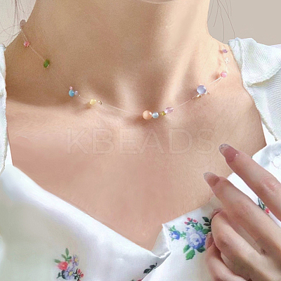 190Pcs 4 Styles Cat Eye Beads GLAA-PA0001-40A-1