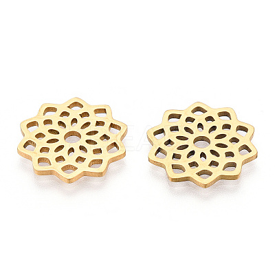 304 Stainless Steel Filigree Joiners Links LS-X-STAS-T044-40G-1