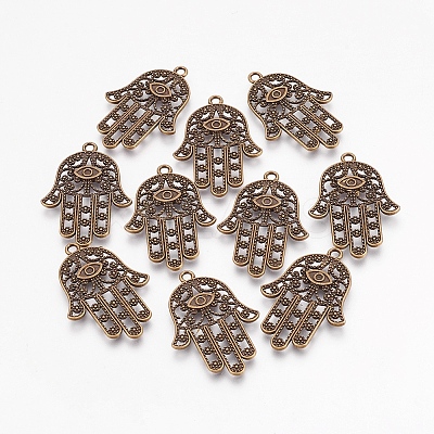 Tibetan Style Alloy Pendants LS-TIBEP-ZN60334-AB-FF-1