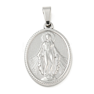 Non-Tarnish 304 Stainless Steel Pendants STAS-B071-02A-07P-1
