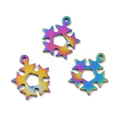 Ion Plating(IP) 201 Stainless Steel Pendants STAS-A066-10M-1