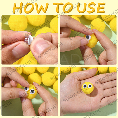 150Pcs Polyester Pom Pom Ball DIY-SC0031-33E-1