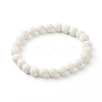 Shell Shape Cubic Zirconia Charm Stretch Bracelets Set for Teen Girl Women BJEW-JB06850-04-1
