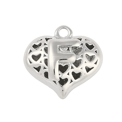 Hollow Brass Pendants for Valentine's Day KK-M289-03F-P-1