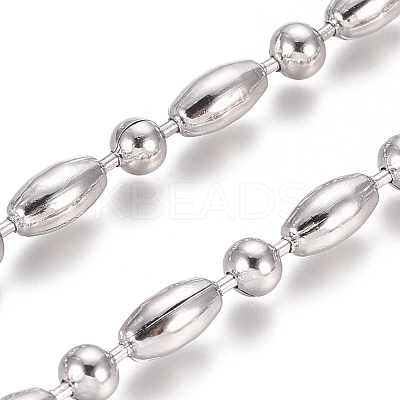 Non-Tarnish 304 Stainless Steel Ball Chains CHS-L024-023E-1