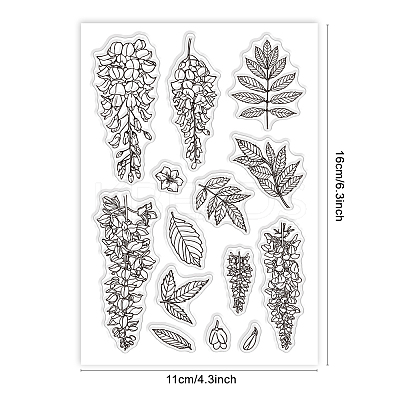 Custom Summer Theme PVC Plastic Clear Stamps DIY-WH0631-0242-1