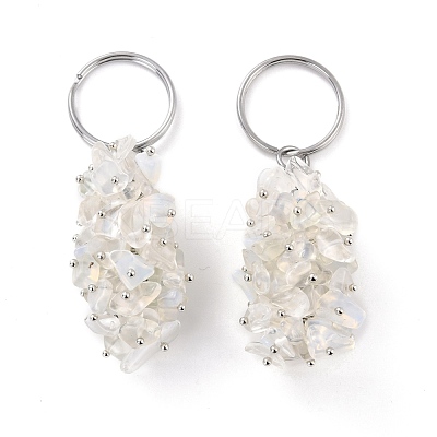 Opalite Keychain KEYC-C050-01G-RS-1
