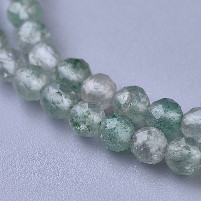 Natural Strawberry Quartz Beaded Necklaces NJEW-K114-A-A13-1