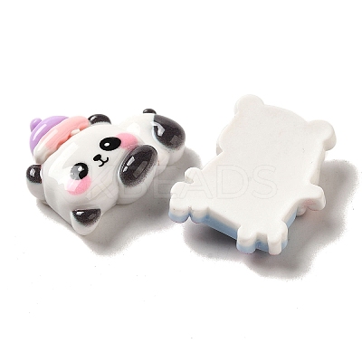 Opaque Resin Decoden Cabochons RESI-E053-07-1