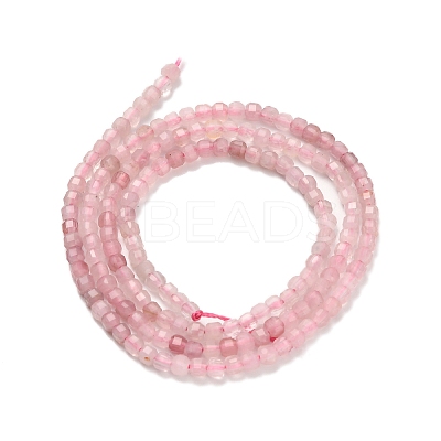 Natural Madagascar Rose Quartz Beads Strands G-L634-D12-2.5x2.5mm-1