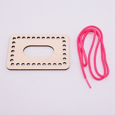 Wooden Basket Bottoms DIY-WH0184-15-1