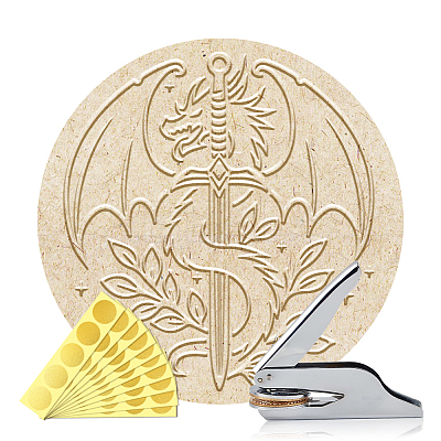 Stainless Steel Seal Embosser TOOL-WH0124-026-1