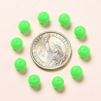 Fluorescent Acrylic Beads MACR-R517-8mm-07-1