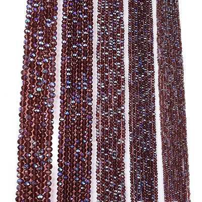 Electroplate Glass Beads Strands EGLA-A044-T8mm-L13-1