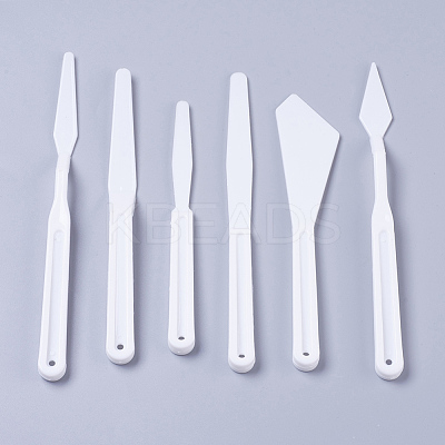 6Pcs Plastic Carving Knifes TOOL-E005-17-1