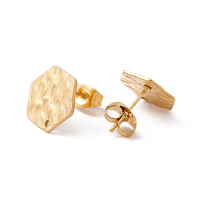304 Stainless Steel Stud Earring Findings LS-STAS-G270-02G-03-1