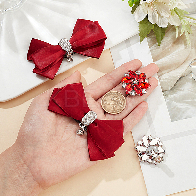 Wedding Shoe Decoration Sets AJEW-NB0005-13B-1