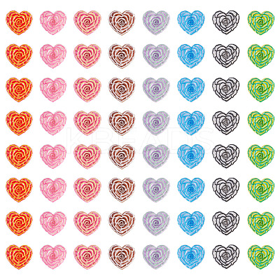 Printed Opaque Resin Cabochons CRES-TA0001-72A-1