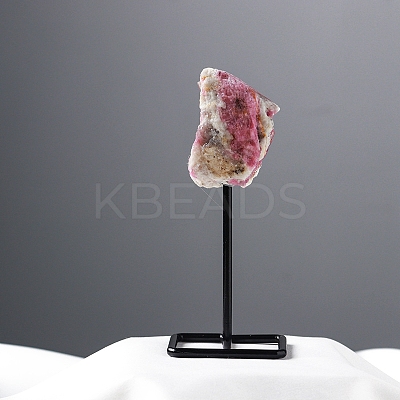 Natural Tourmaline Lamp with Metal Holder Ornament PW-WG598C7-11-1