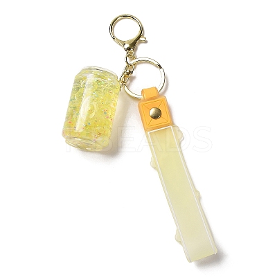 Soda Drinks Bottle Acrylic Pendant Keychain Decoration KEYC-D018-04-1