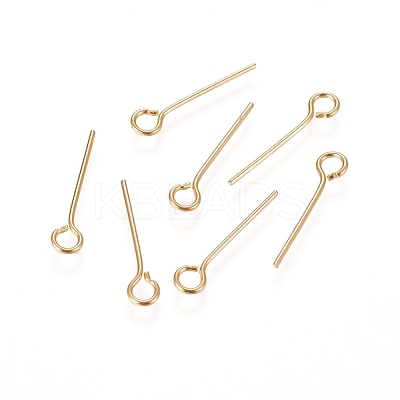 304 Stainless Steel Eye Pins A-STAS-L238-005A-G-1