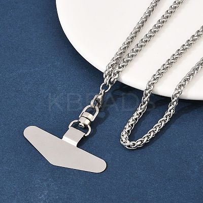 304 Stainless Steel Universal Phone Tether Tabs NJEW-D342-01P-1