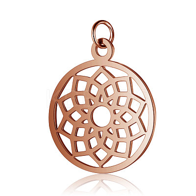 304 Stainless Steel Pendants STAS-S105-T523R-1