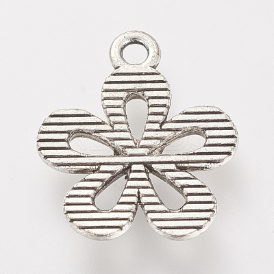 Tibetan Style Alloy Pendants X-TIBE-S306-12AS-RS-1