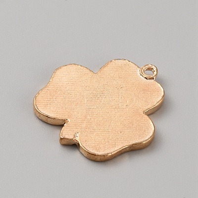 Saint Patrick's Day Alloy Enamel Pendants ENAM-WH0004-04KCG-07-1