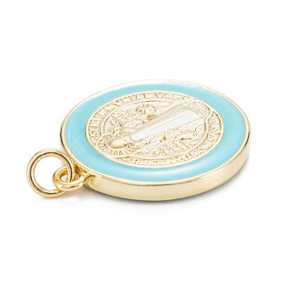 Brass Enamel Pendants KK-G399-01-1