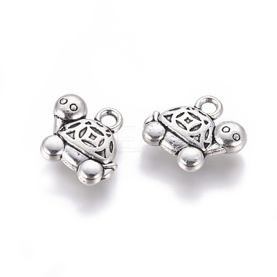 Tibetan Style Alloy Pendants TIBEP-E099-AS-1