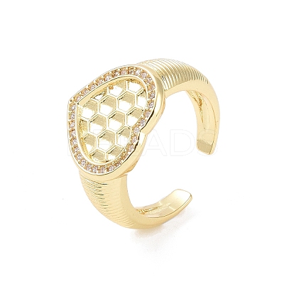Brass Cuff Finger Rings LS-RJEW-H227-02G-03-1