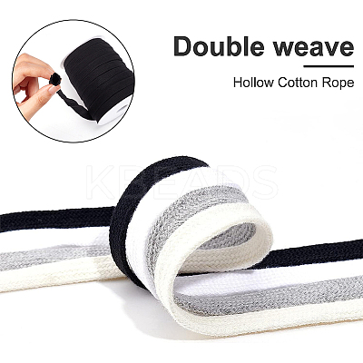 25M Flat Cotton Hollow Cord FIND-BC0004-16B-1