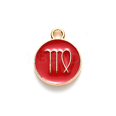 Alloy Enamel Pendants LS-ENAM-S124-01B-07B-1