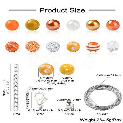 DIY Bubblegum Bracelet Pendant Decoration Making Kit MACR-CJC0010-01A-1