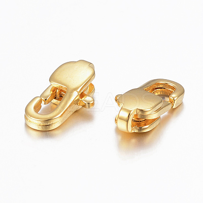 304 Stainless Steel Lobster Claw Clasps STAS-K155-10G-1
