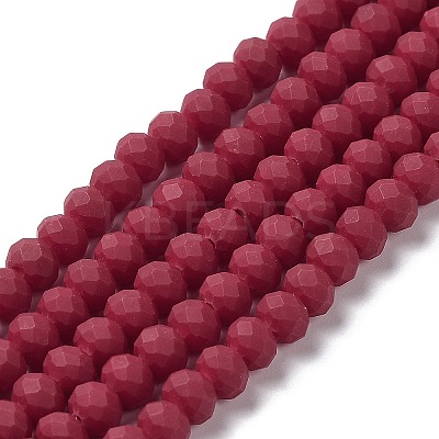 Glass Beads Strands EGLA-A034-P3mm-MD02-1