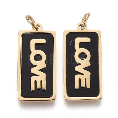 316 Surgical Stainless Steel Pendants STAS-H100-55G-1