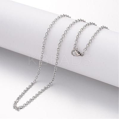 Non-Tarnish 304 Stainless Steel Necklace MAK-K004-06P-1