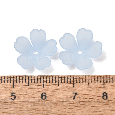 Frosted Acrylic Bead Caps AC-CBA1E6C-08C-1