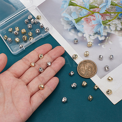 40Pcs 4 Colors Alloy Beads FIND-PH0021-32-1