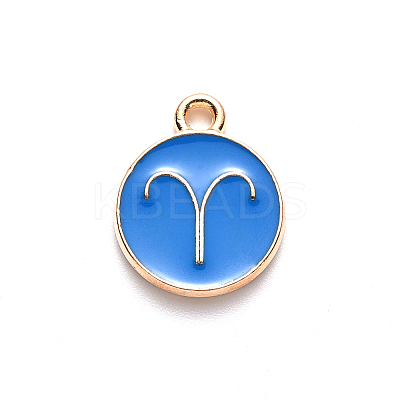 Alloy Enamel Pendants LS-ENAM-S124-01B-02A-1