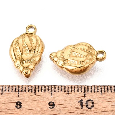 304 Stainless Steel Pendants STAS-N111-13G-1